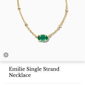 Kendra Scott Emilie Single Strand Necklace